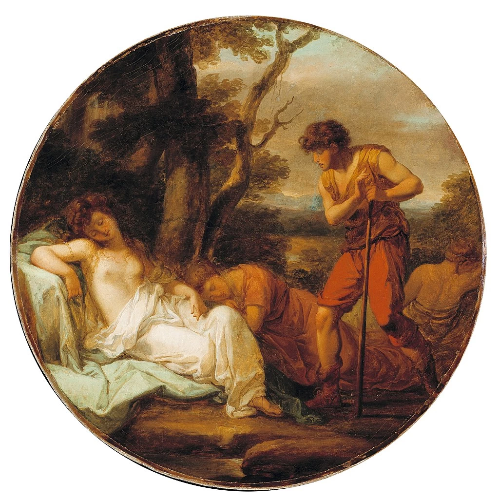 Angelika Kauffmann - Cimone e Ifigenia, Gibbes Museum of Art